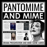 Mime and Pantomime Drama Lesson - Theater Presentation & S