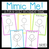 Brain Breaks Movement Cards Brain Break Mimic Me!