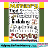 Mimicry Poster : Teaching Animal Adaptations Where 1 Anima