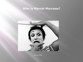 Preview of Miming History: Marcel Marceau & Charlie Chaplin
