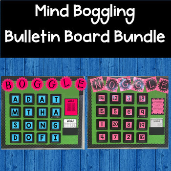 Preview of Mind Boggling Bulletin Board Bundle ~ Noggle & Boggle