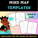 Mind Map Templates: for Graphic Organizers, One-Pagers, Bo
