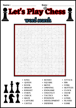 Pin on Chess Worksheets