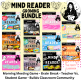 Mind Reader Growing Bundle! Teacher Vs. Student Game