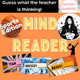 Mind Reader - Sports Edition - Morning Meeting/Brain Break Game