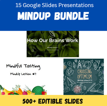 Preview of MindUp Lesson Bundle: Mindfulness, Perspective, Optimism, Gratitude, Kindness