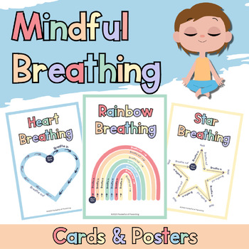 Mindful Breathing Cards and Posters | Calming Strategies for Kids