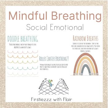 Preview of Mindful Breathing | Social Emotional Learning - SEL - YOGA 