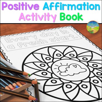 Preview of Mindfulness Coloring Pages for Kids with Positive Affirmations and SEL Skills
