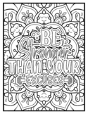 Mindful Coloring, End of Year Activities, Colouring Pages