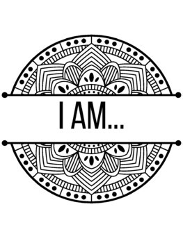 Preview of Mindful Coloring Pages with Affirmations: ESY, EOY, Back to School, SEL