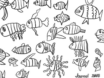 Preview of Mindful Colouring - Kid Fish