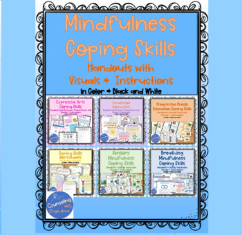Preview of Mindful Coping Skills Bundle