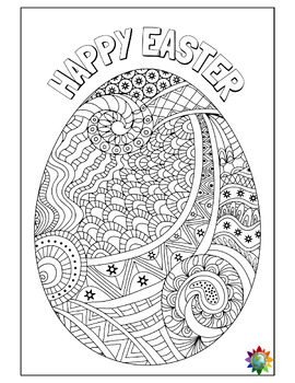 Preview of Mindful Egg Colouring Sheet