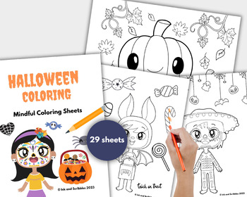 Halloween Coloring Sheets — Mindful Coloring