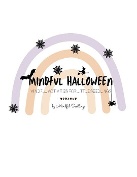 Preview of Mindful Halloween Thematic Activity Pack & Coloring