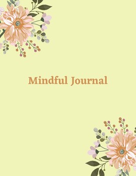 Preview of Mindful Journal for Students & Educators (Positive Thoughts Training)