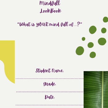 Preview of Mindful Activity Book (fun activity activity for students, fruit theme)