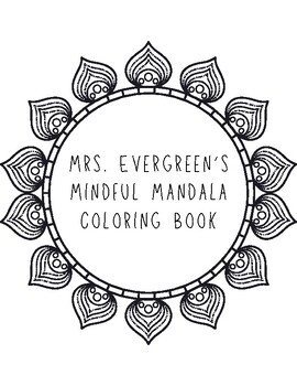 Preview of Mindful Mandala Coloring Book