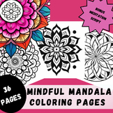Mindful Mandalas: 36 Mandala Coloring Pages for Classroom Calm