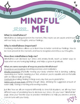 Mindful Me! by Coping In The Classroom | Teachers Pay Teachers