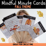 Mindful Minute Cards: FALL/AUTUMN Edition