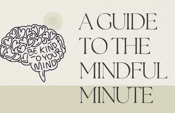 Preview of Mindful Minute- Step by Step with Slides!