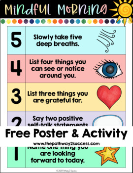 5 Minute Mindfulness Activities for the Classroom - Free Emotion Check In -  Your Therapy Source