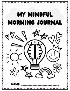 Preview of Mindful Morning Workbook - Entire Year!
