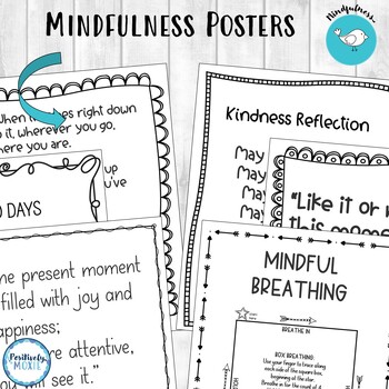 mindfulness quotes posters