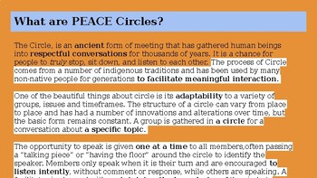 Preview of Mindful Power Point (Peace Circle Meeting_ Mindful Group_AttitudeisEverything )