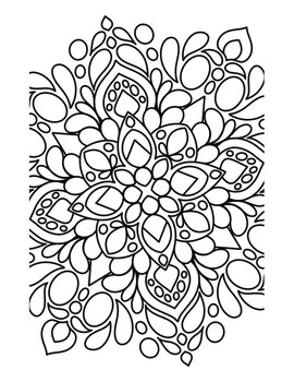 Preview of Mindful artistry Mandala coloring pages for everyone