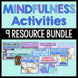 Mindfulness Activities Bundle With Games, Centers, Workshe