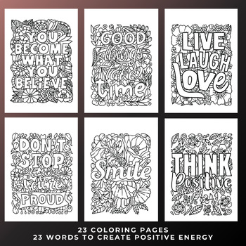 Preview of Mindfulness Activities  Calm Coloring Pages Printables