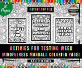 Mindfulness Activities For Testing Week, Calming & Encoura