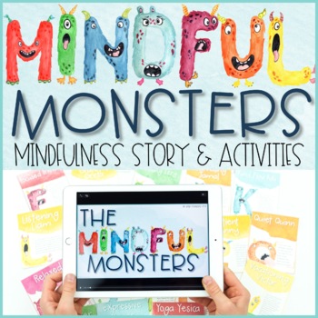 Preview of Mindful Monsters: Mindfulness Activities Scripts & Exercises