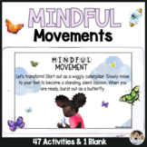 Mindfulness Activities Movement Card Breaks