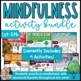 Mindfulness Activities Seasonal Breathing Bundle