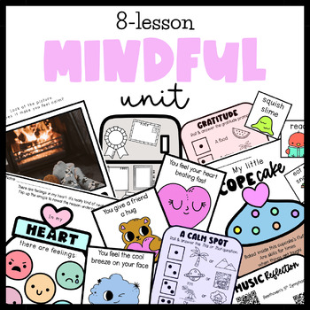 Preview of Mindfulness Lessons | Social Emotional Learning Curriculum | SEL Lesson Plans