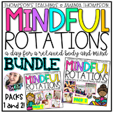 Mindfulness Activities for Kids PACKS 1 and 2 BUNDLE