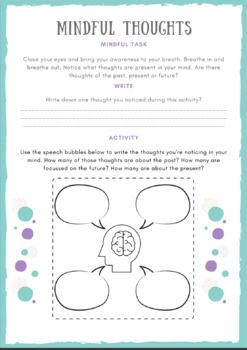 Mindfulness Activity Book by UnboundED Success | TPT