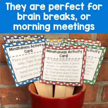 Mindfulness Activity Cards by CounselorChelsey | TpT