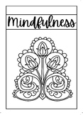 Mindfulness - Adult coloring in book.