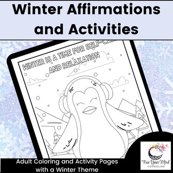 Preview of Mindfulness Affirmations and Activities for Winter