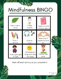 Mindfulness BINGO Card