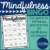 Mindfulness BINGO Game and Task Cards: Mindfulness Activit