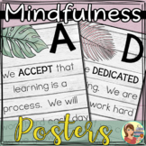 Mindfulness Behavior Expectations Posters A-Z