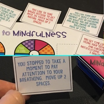 mindfulness board game by the counseling teacher brandy tpt