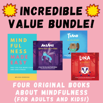 Preview of Awesome Mindfulness Book Bundle for Adults and Kids