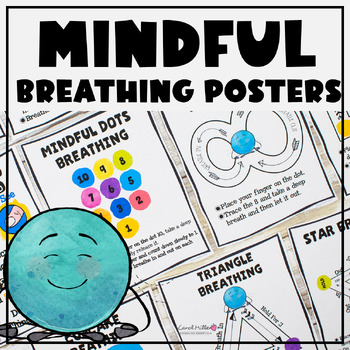 Preview of Mindfulness Breathing Exercises Posters | Calm Down Corner | SEL